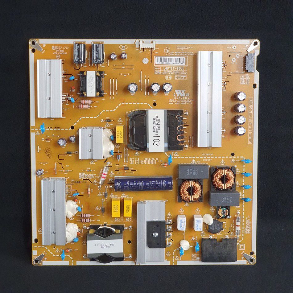 Carte d’alimentation télé Lg 75UP75006LC Référence: EAX6903802 (1.0) Carte d'alimentation télé Lg 75UP75006LC Référence: EAX6903802 (1.0)