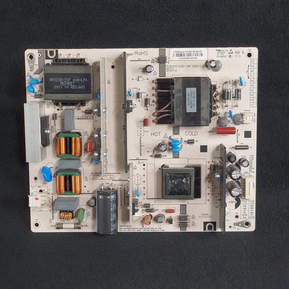 Carte d’alimentation télé Grandin UD58CGB202 Référence: CH1160D-1MF 600-U D Carte d'alimentation télé Grandin UD58CGB202 Référence: CH1160D-1MF 600-U D