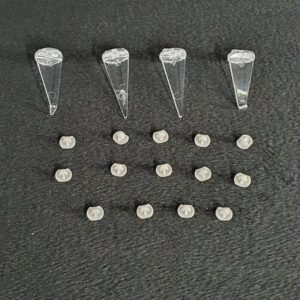 Ensemble de 4 supports et 14 clips de maintien des diffuseurs télé Grandin UD55VGB18