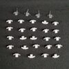 Ensemble de 4 supports, 20 clips des diffuseurs et 4 clips de maintien des interfaces de connexion des barres LEDS télé Sony KDL-48W605B