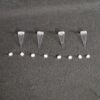 Ensemble de 4 supports + 8 clips de maintient des diffuseurs télé Continental Edison CEDLED50SX3-2