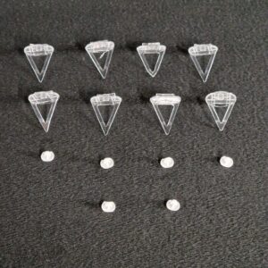 Ensemble de 8 supports + 6 clips des diffuseurs télé Toshiba 55V5863DG
