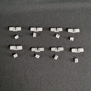 Ensemble de 8 clips de maintien du carter arrière télé Lg OLED77C15LA