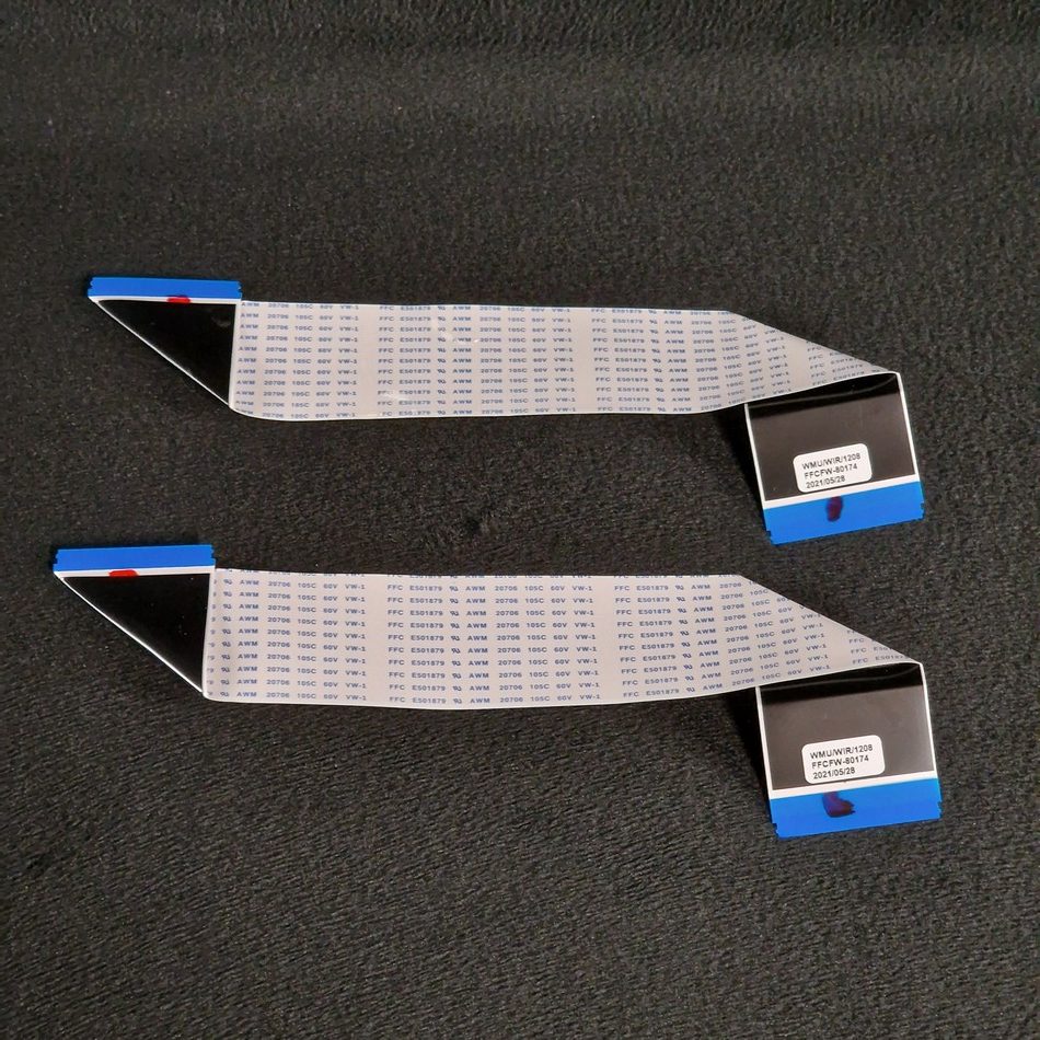 Ensemble nappes de connexion de la carte T-Con au LCD télé Sharp 40BL5EA Référence: FFCFW-80174 Ensemble nappes de connexion de la carte T-Con au LCD télé Sharp 40BL5EA Référence: FFCFW-80174