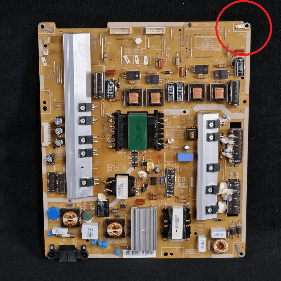Carte d’alimentation télé Samsung UE55ES8000S Référence: BN44-00523B Carte d'alimentation télé Samsung UE55ES8000S Référence: BN44-00523B