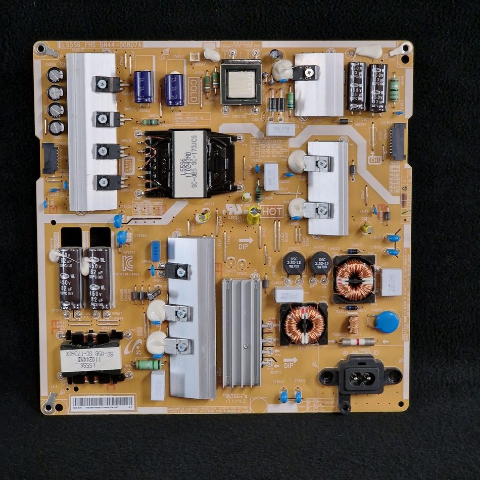Carte d’alimentation télé Samsung UE55MU6105K Référence: BN44-00807A Carte d'alimentation télé Samsung UE55MU6105K Référence: BN44-00807A