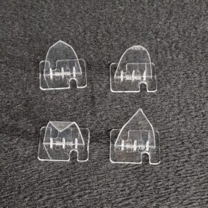 Ensemble de 4 supports des diffuseurs télé Chiq L40G4500