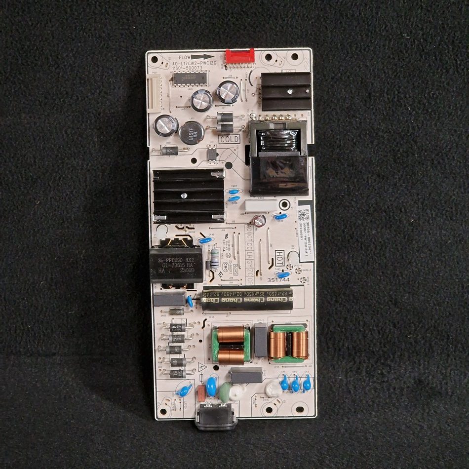 Carte d’alimentation télé TCL 50C635 Référence: 40-L17CW2-PWC1ZG (11601-500073) Carte d'alimentation télé TCL 50C635 Référence: 40-L17CW2-PWC1ZG (11601-500073)