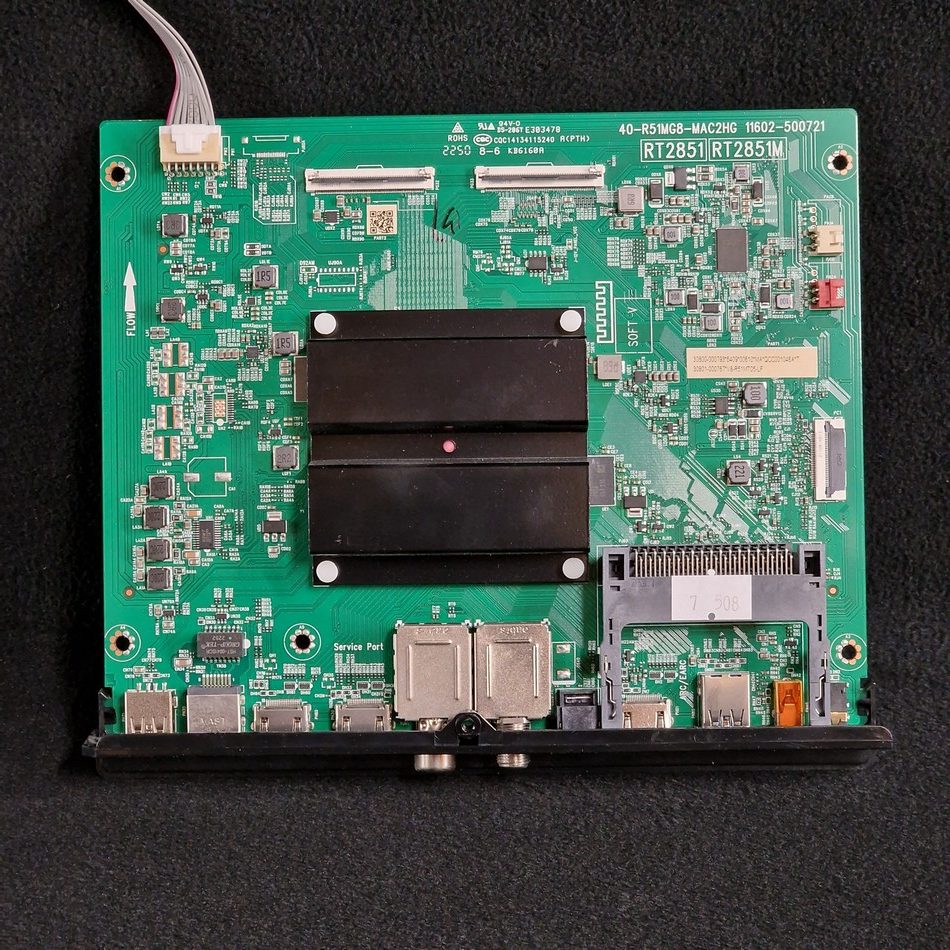 Carte mère télé TCL 50C635 Référence: 40-R51MG8-MAC2HG 11602-500721 (RT2851 RT2851M) Carte mère télé TCL 50C635 Référence: 40-R51MG8-MAC2HG 11602-500721 (RT2851 RT2851M)