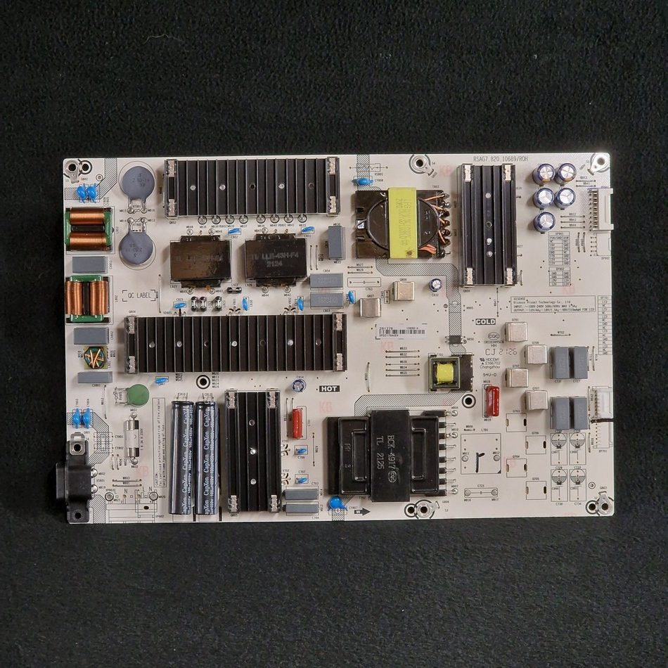 Carte d’alimentation télé Hisense 65A7GQ Référence: RSAG7.820.10689/ROH Carte d'alimentation télé Hisense 65A7GQ Référence: RSAG7.820.10689/ROH