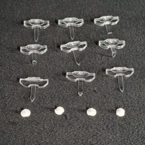 Ensemble de 9 supports + 4 clips de maintien des diffuseurs télé Lg 65UK6470PLC