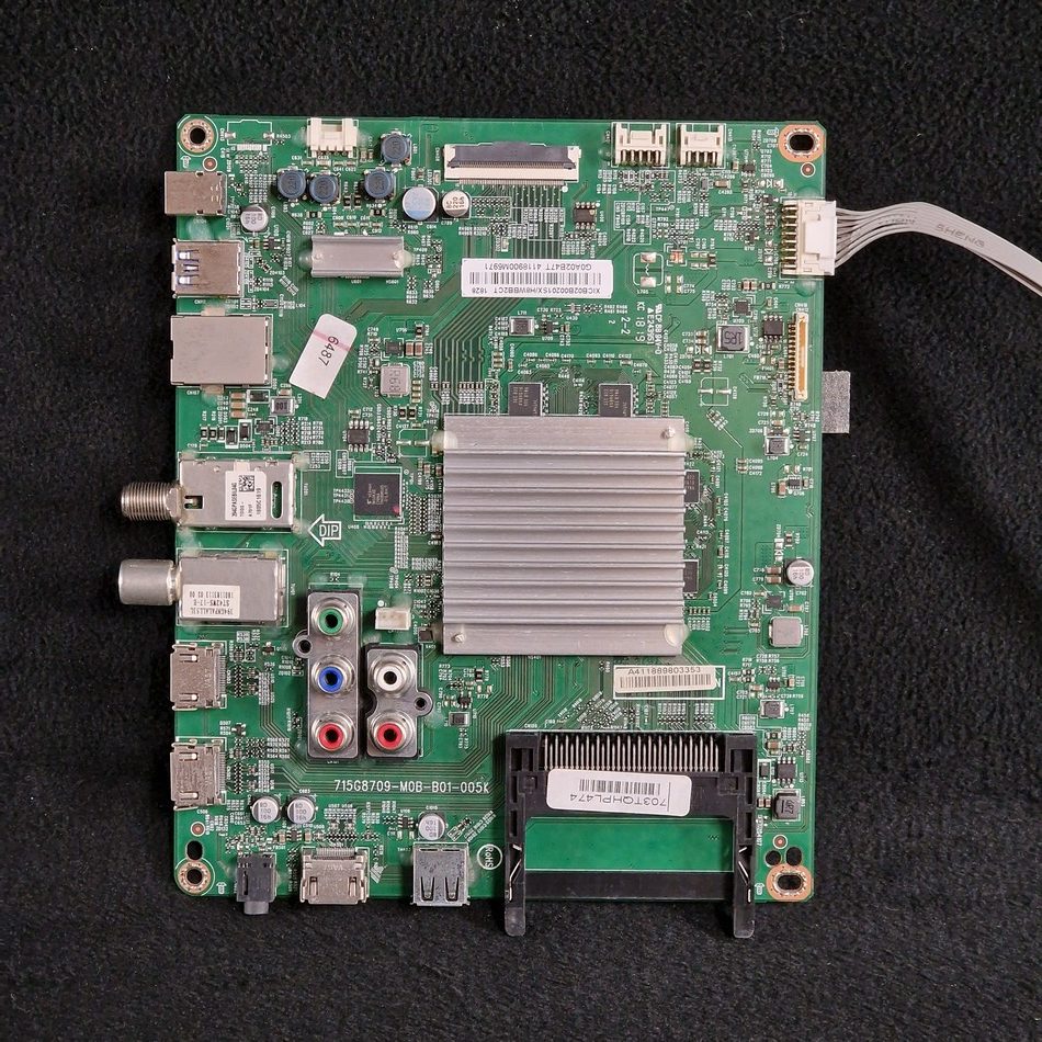 Carte mère télé Philips 65PUS6753/12 Référence: 715G8709-M0B-B01-005K Carte mère télé Philips 65PUS6753/12 Référence: 715G8709-M0B-B01-005K
