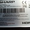 Cordon d'alimentation télé SHARP LC-49CUF8372ES