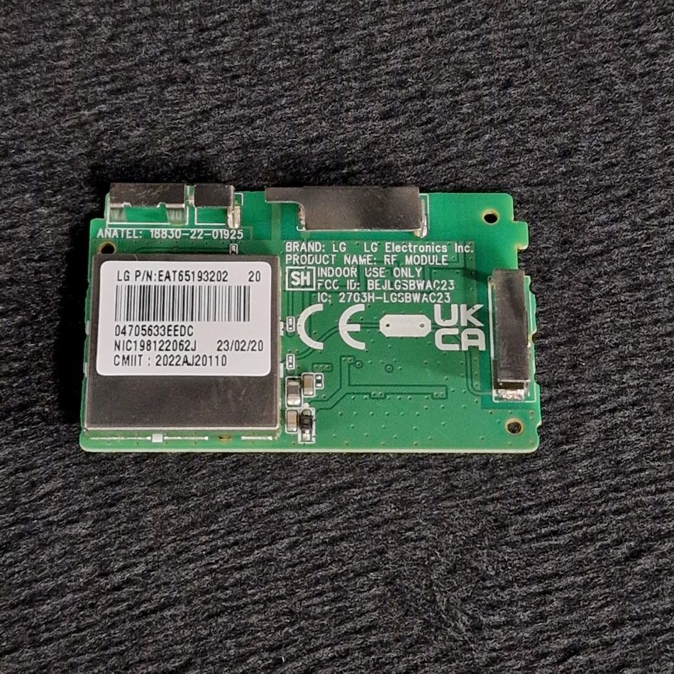 Module wifi télé Lg 65UR73006LA Référence: EAT65193202 Module wifi télé Lg 65UR73006LA Référence: EAT65193202