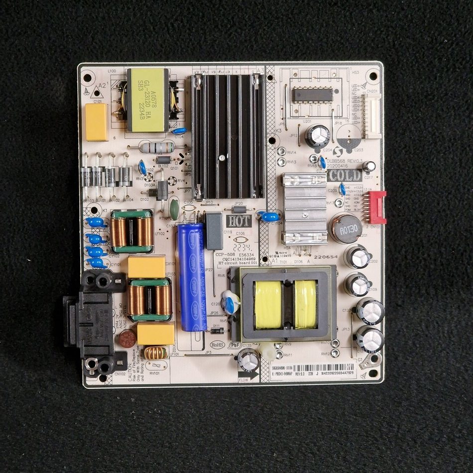 Carte d’alimentation télé Lg 43UQ70006LB Référence: DLBB568 REV:0.3 (20200416) Carte d'alimentation télé Lg 43UQ70006LB Référence: DLBB568 REV:0.3 (20200416)