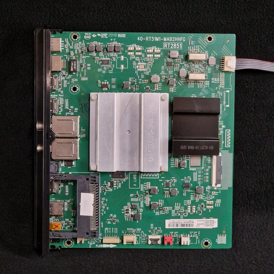 Carte mère Télé Tcl 65QLED800 Référence: 40-RT51M1-MAB2HHFG Carte mère Télé Tcl 65QLED800 Référence: 40-RT51M1-MAB2HHFG