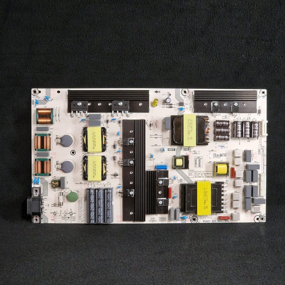 Carte d’alimentation télé Hisense H75B7510 Référence: RSAG7.820.8683/ROH Carte d'alimentation télé Hisense H75B7510 Référence: RSAG7.820.8683/ROH