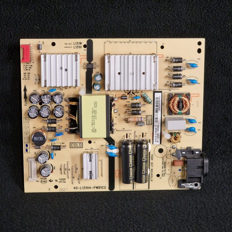 Carte d’alimentation télé Thomson 55UD6696 Référence: 40-L131H4-PWB1CG Carte d'alimentation télé Thomson 55UD6696 Référence: 40-L131H4-PWB1CG