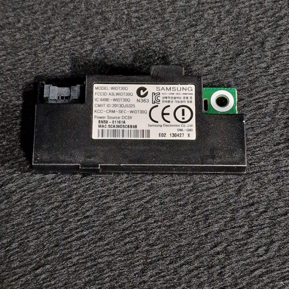 Module wifi télé Samsung UE46F6500SS Référence: BN59-01161A Module wifi télé Samsung UE46F6500SS Référence: BN59-01161A