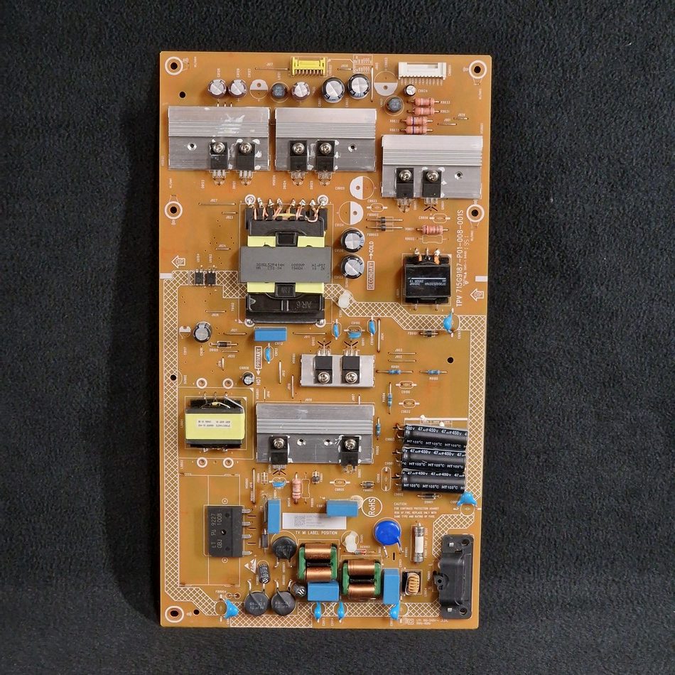 Carte d’alimentation télé Philips 65PUS6554/12 Référence: 715G9187-P01-008-001S Carte d'alimentation télé Philips 65PUS6554/12 Référence: 715G9187-P01-008-001S