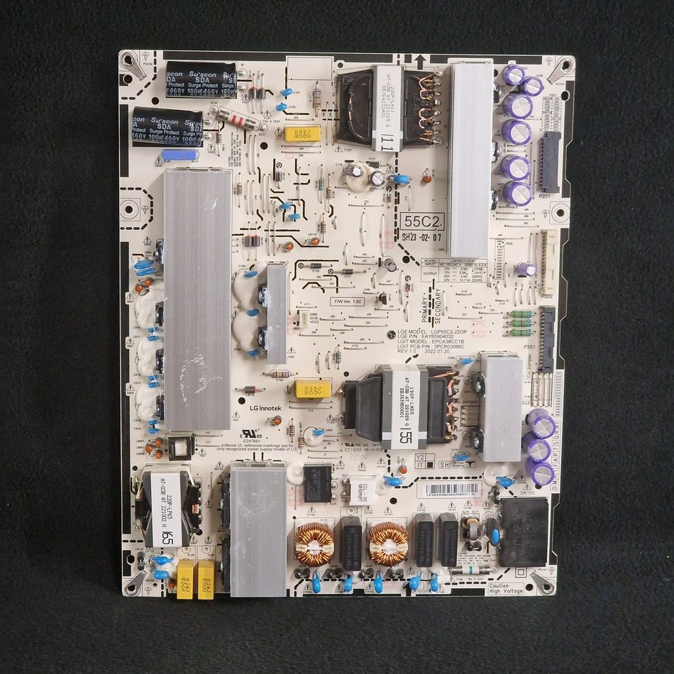 Carte d’alimentation télé Lg OLED55C25LB référence: EAY65904032 Carte d'alimentation télé Lg OLED55C25LB référence: EAY65904032